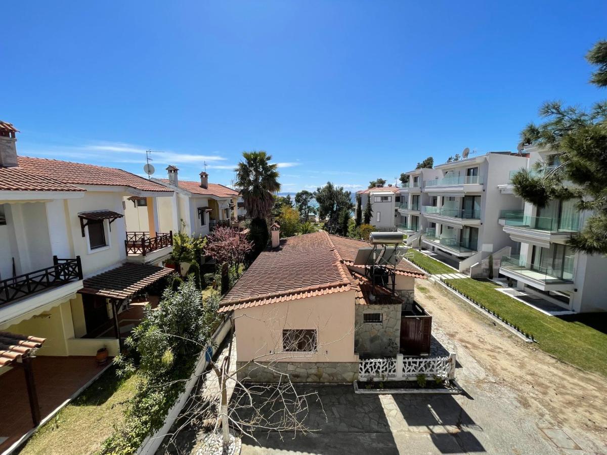 Galazia Akti Seaside Apartments Nikíti Kültér fotó